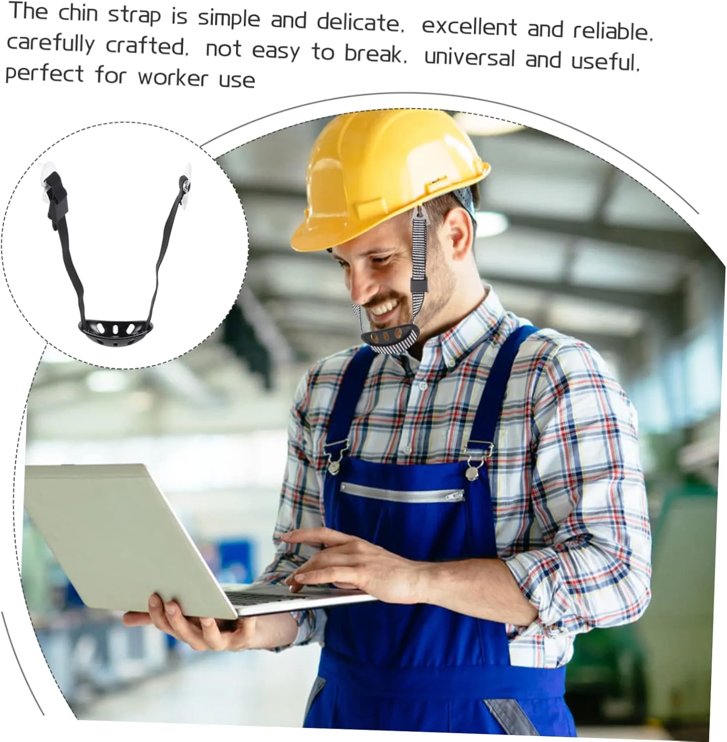 Adjustable Helmet Chin Strap for Hard Hats Wear-resistant Safety Strap Easy to Install and Use Replacement