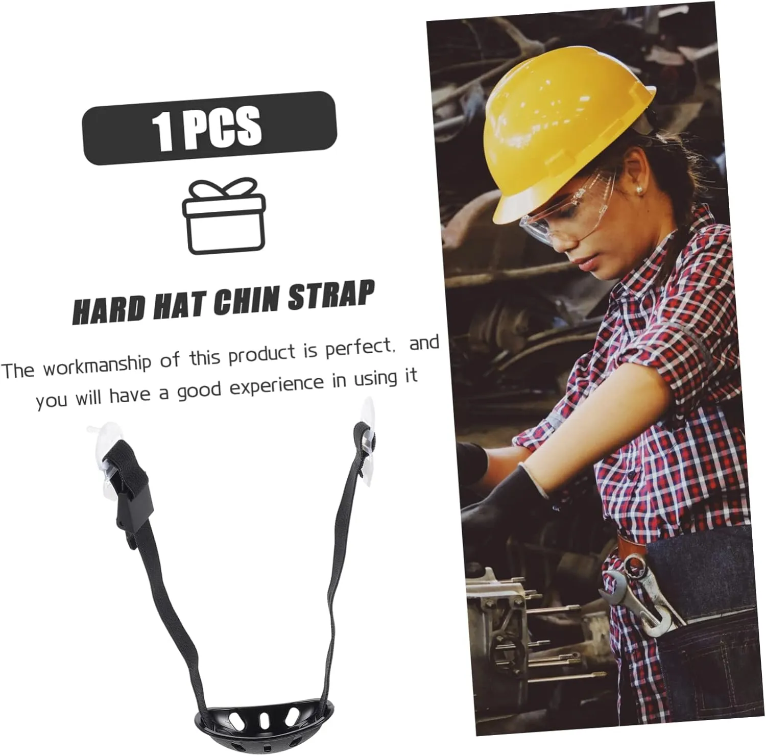 Adjustable Helmet Chin Strap for Hard Hats Wear-resistant Safety Strap Easy to Install and Use Replacement