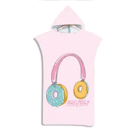 Adult Hooded Bath Towel Fine Fiber Beach Quick Dry Bathrobe, Size: 110x75cm(Headset)