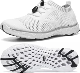 ALEADER Women's Lightweight Aqua Water Shoes Slip-on Quick Drying Swim Shoes