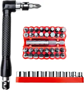 Bike Tool Kit, 44 in 1 Multitool with Screwdriver Socket Hex Key Allen Wrench Drill Bit Set CR-V Steel Metric Mini Bicycle Accessories Repair Tools Set for Adult Bikes Road Mountain MTB