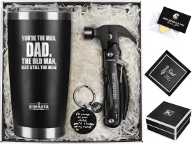 Birthday Gifts For Dad-Fathers Best Day Gift for Dad Ever Gifts for Men from Daughter Son Wife Personalized Present for Him PaPa Multitool