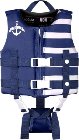 Boglia Toddler Swim Vest Kids Toddlers Floaties for Unisex Boys Girls Floation Swimsuit with Adjustable Safety Strap Age 1-9 Years/30-50Lbs