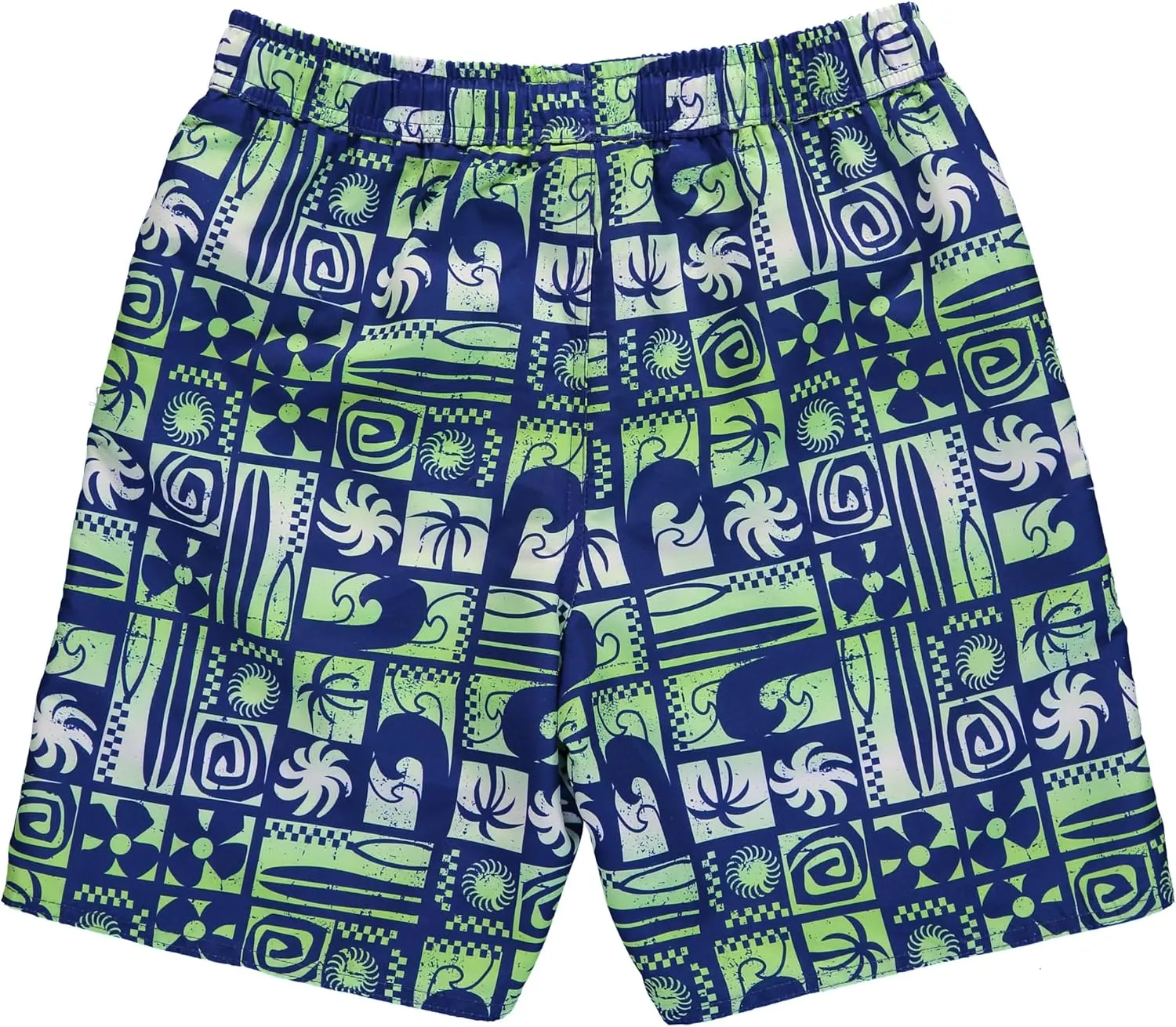 Boys Swim Trunks with Compression Liner Quick Dry Bathing Suit Swim Shorts (Sizes: 8-14)