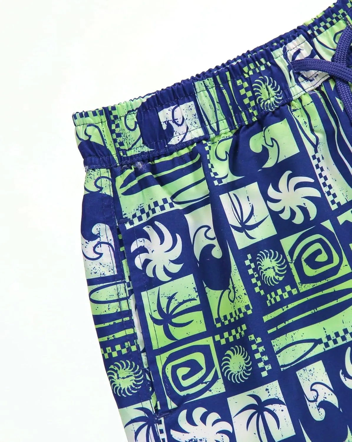 Boys Swim Trunks with Compression Liner Quick Dry Bathing Suit Swim Shorts (Sizes: 8-14)