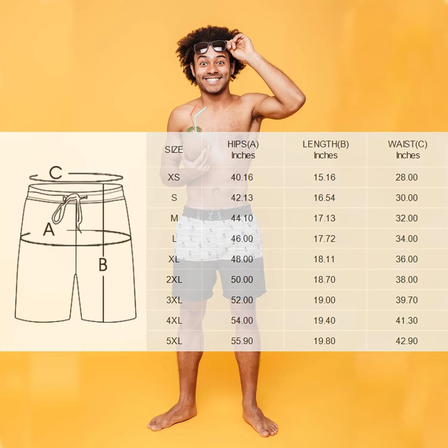 Custom Face Print Men's Swim Shorts Personalized Beach Shorts with Women Face for Men Funny Birthday Gift