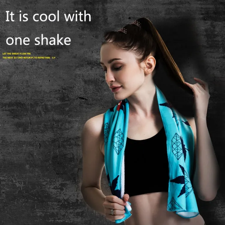 Fitness Cold Towel Outdoor Sports Cooling Quick-Drying Towel, Size: 100 x 30cm(Power)