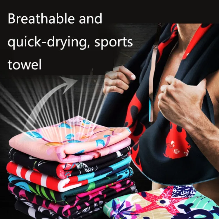 Fitness Cold Towel Outdoor Sports Cooling Quick-Drying Towel, Size: 100 x 30cm(Power)