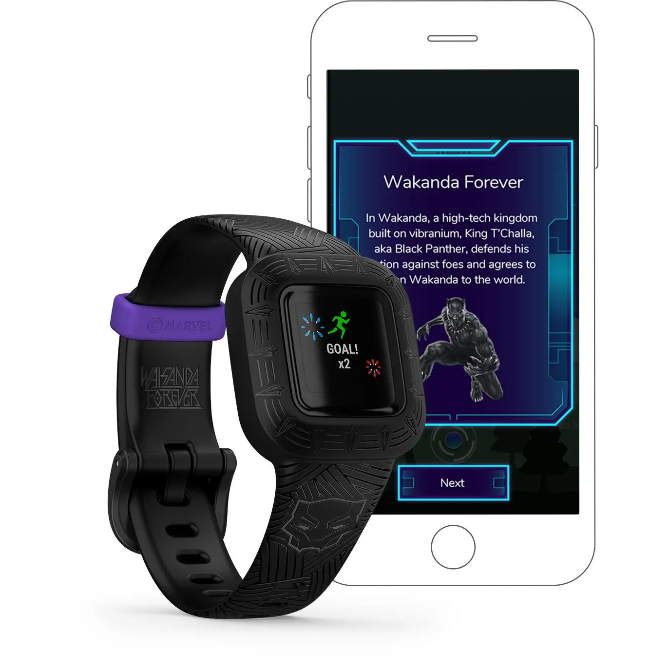 Garmin Vivofit jr. 3 Fitness Trackers (Black Panther)