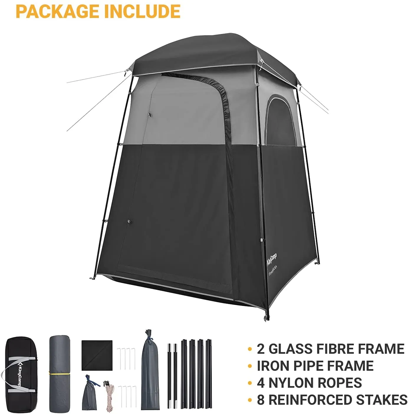 KingCamp Outdoor Privacy Shower Tent