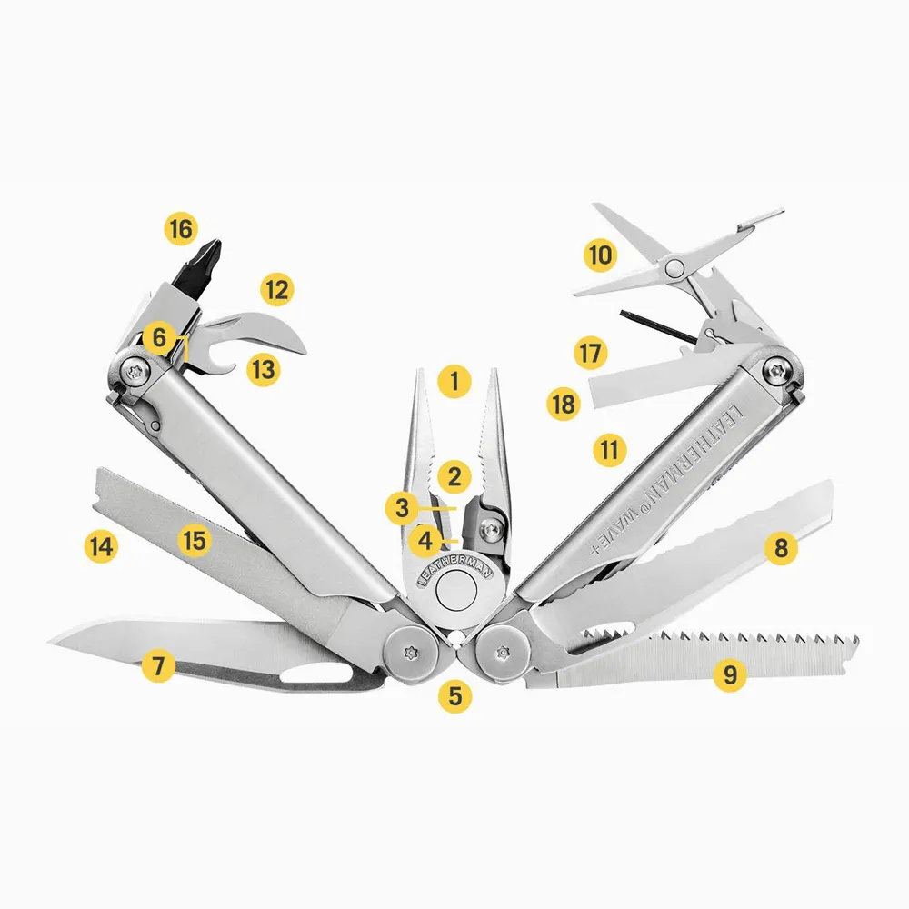 Leatherman Wave®   Multi-Tool - Black & Silver