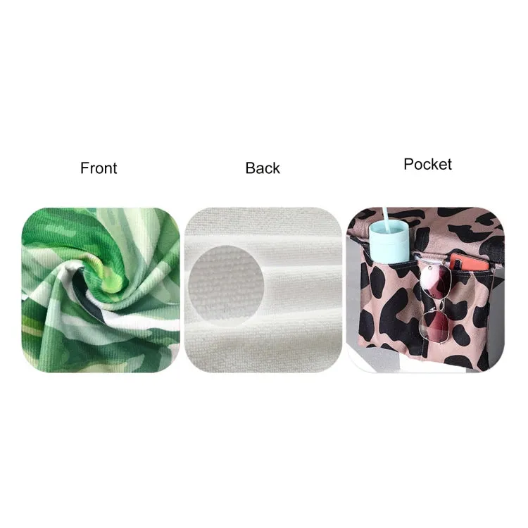 Microfiber Beach Recliner Cover Absorbent Quick Dry Recliner Mat(10)