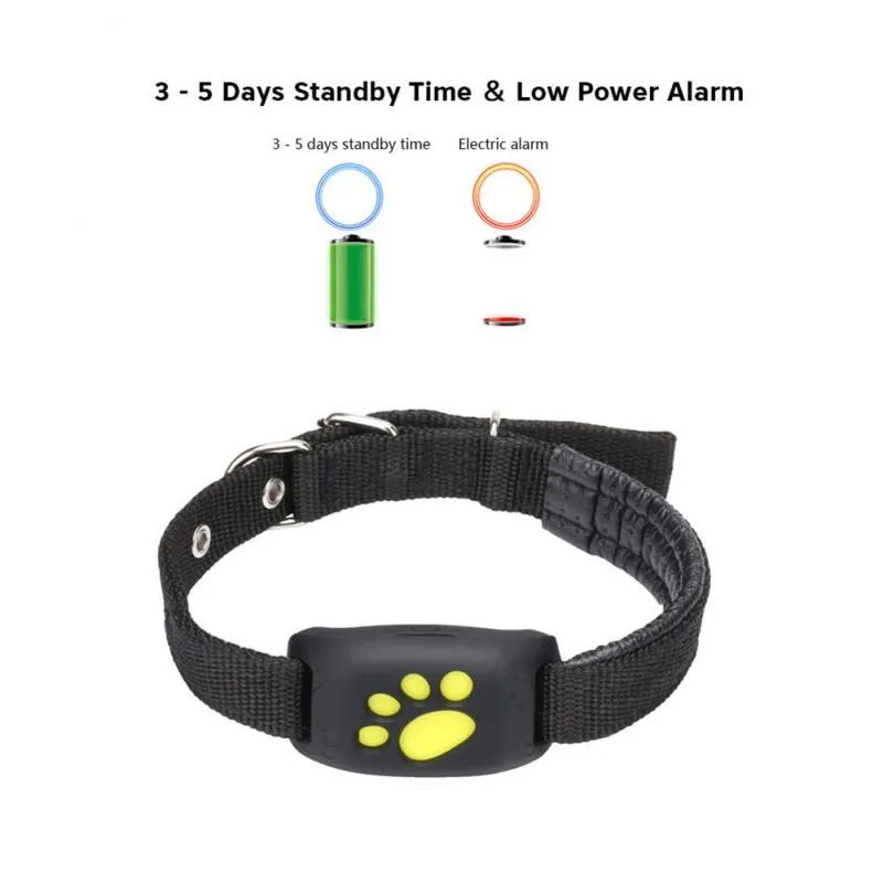 Water-Resistant GPS Tracker Dog Collar