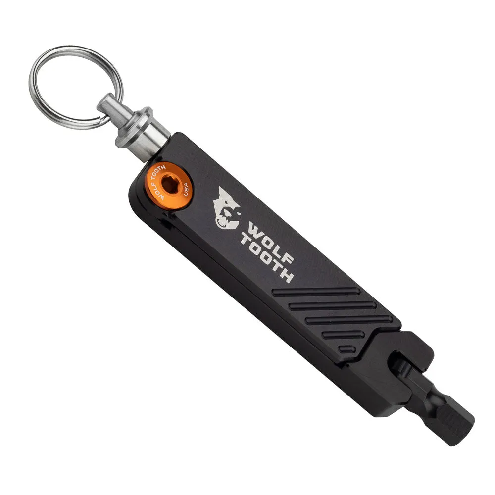 Wolf Tooth 6 Bit Hex Wrench Multi Tool With Keychain