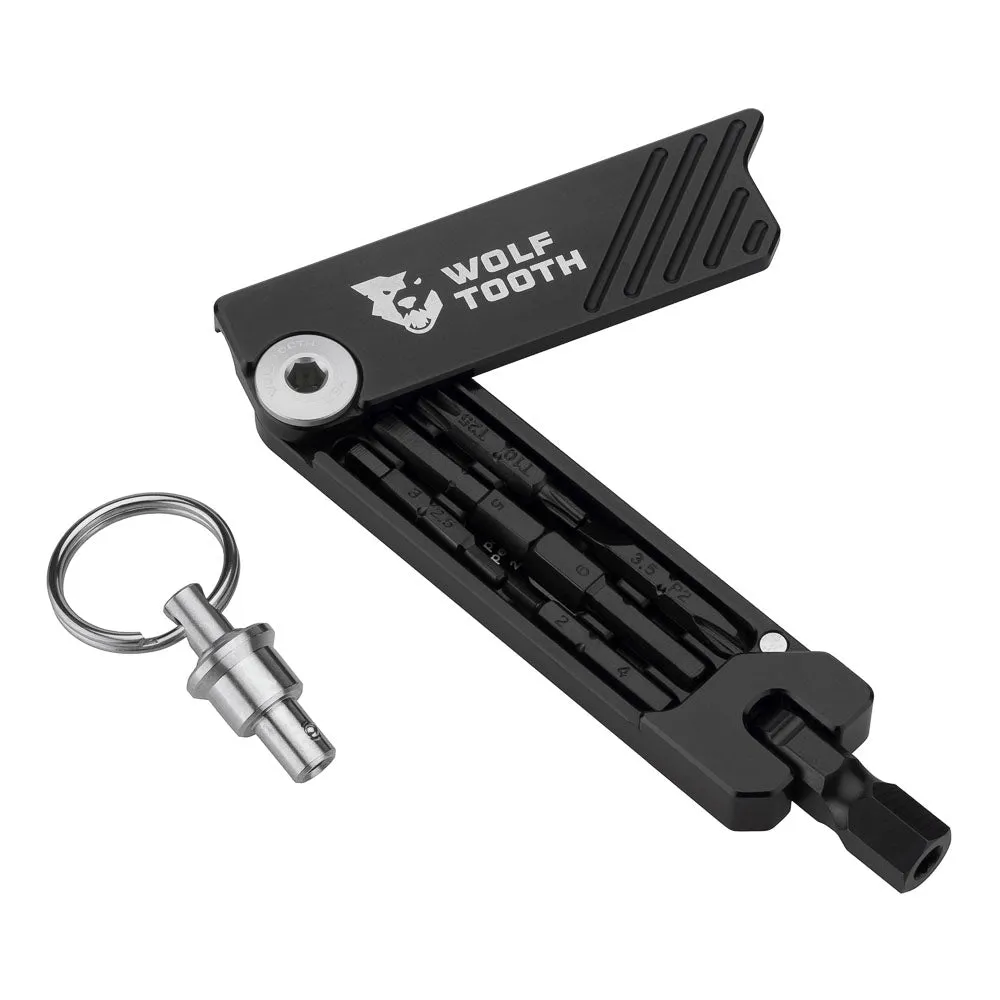 Wolf Tooth 6 Bit Hex Wrench Multi Tool With Keychain
