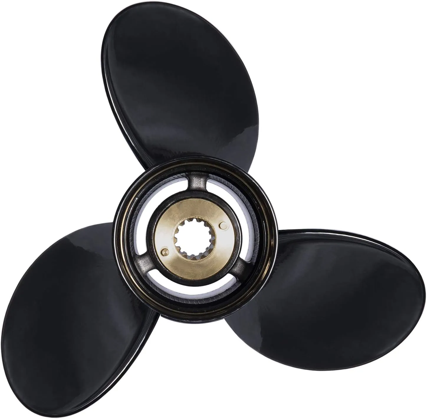 Young Marine OEM Grade Aluminum Outboard Propeller for Mercury Engines 30/35/40/45/50/55/60/70HP (13 Spline Tooth)